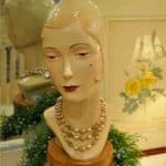 Bust of lady with necklace