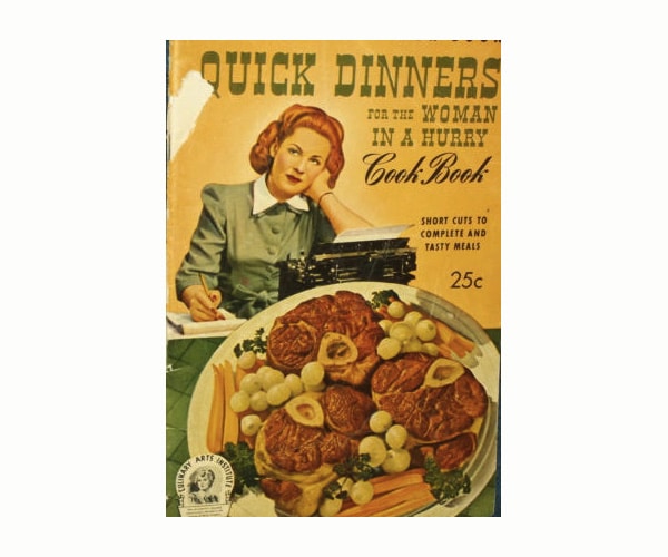 Favorite Vintage Advice: Quick Dinners for the Woman in a Hurry