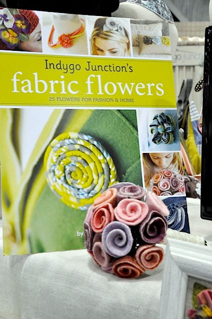 Fabric Flowers Winner!