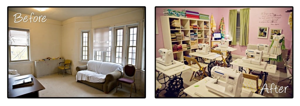 BEFORE AND AFTER_SEWING ROOM