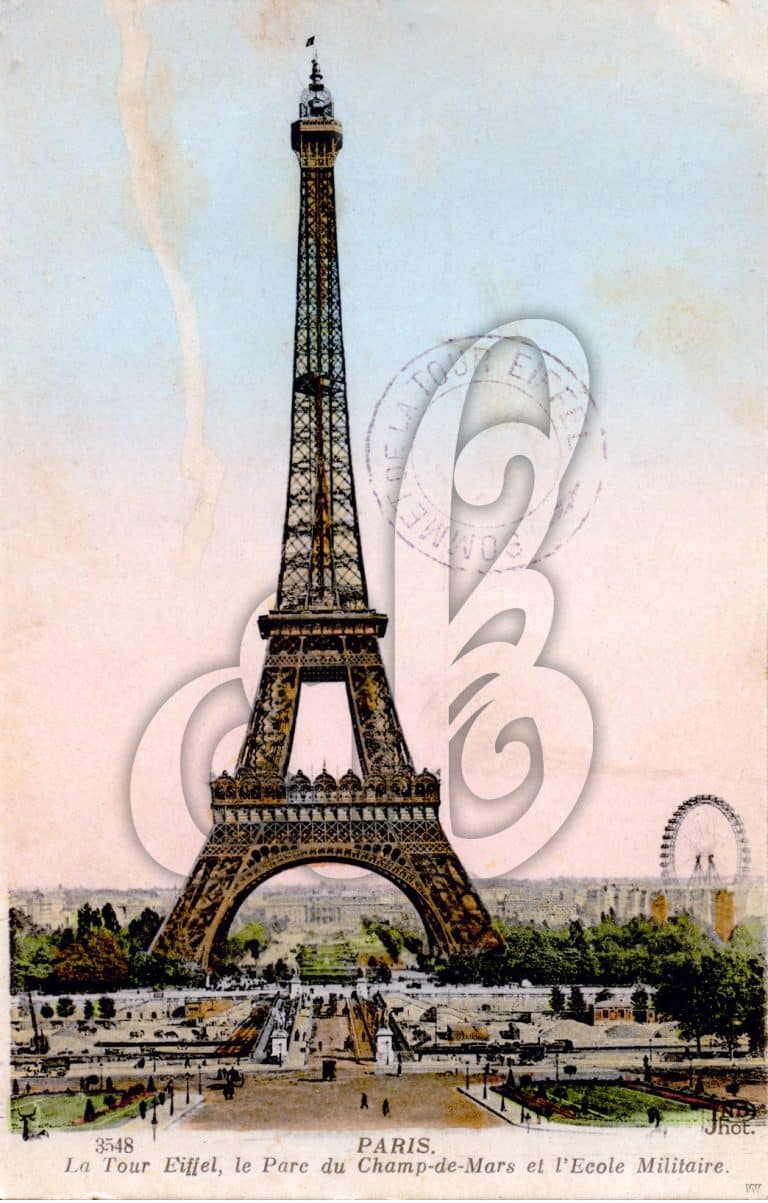 Eiffel Tower Postcard • Amy Barickman