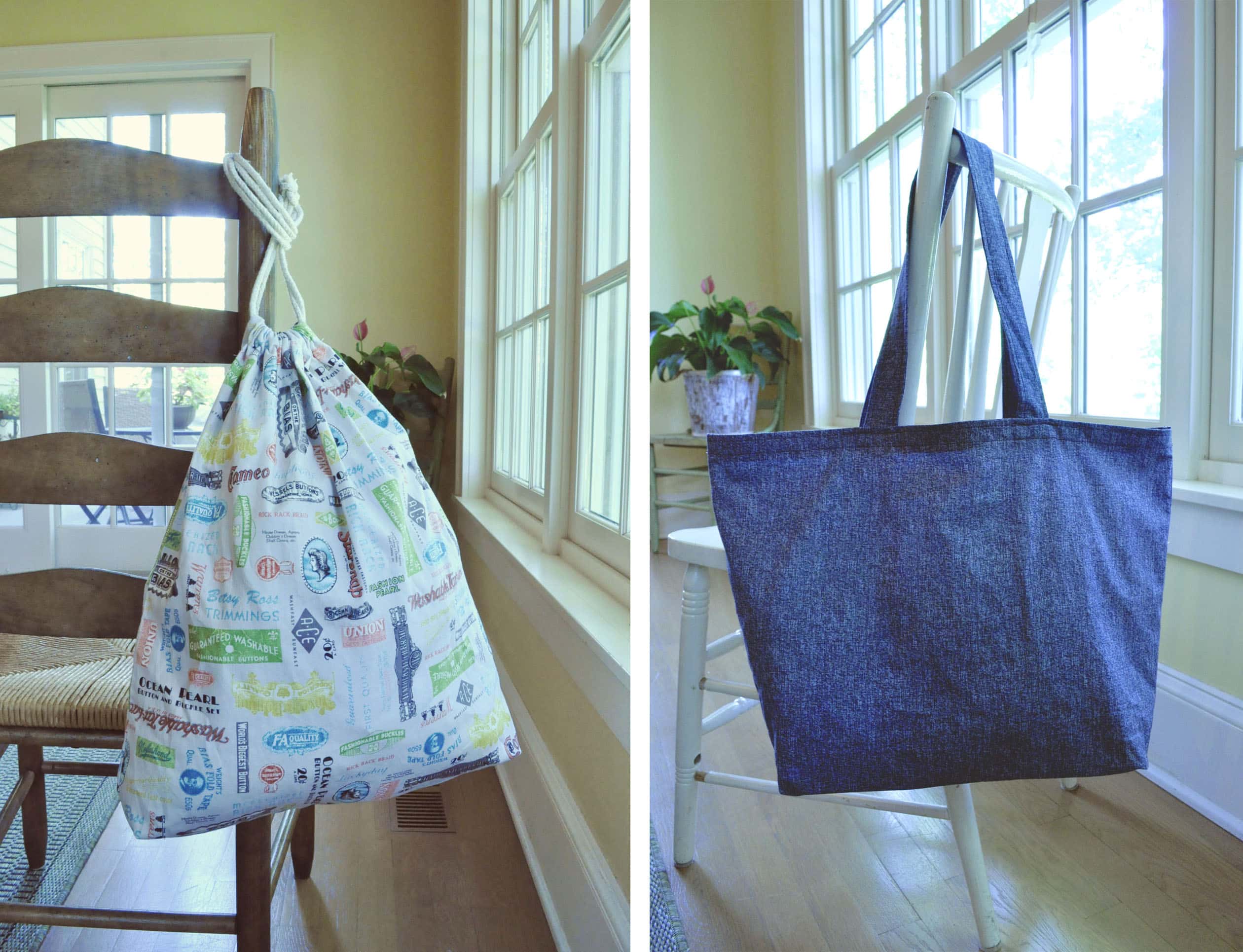 Recycled Style: Stitch a Shopper
