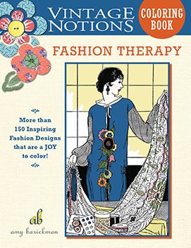 Vintage Notions Coloring Book: Fashion Therapy
