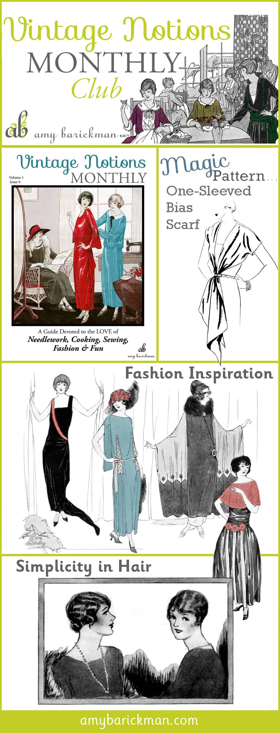 Author Amy Barickman's magazine is a beautiful Vintage Made Modern peek into the past!