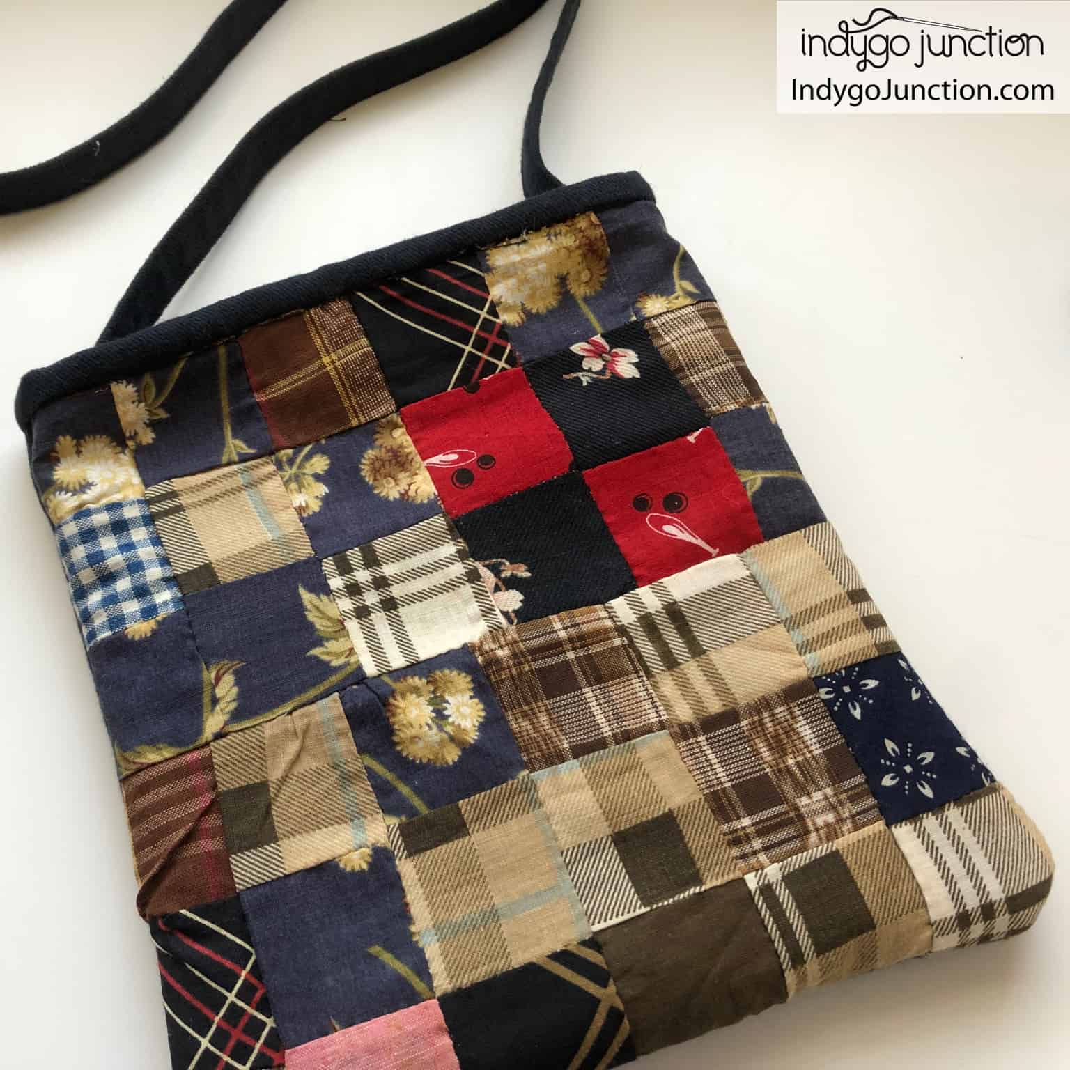 Vintage Made Modern – The Patchwork Bag and Railroad Quilt Block