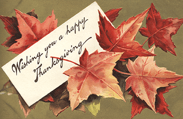 Thanksgiving Wishes Postcard