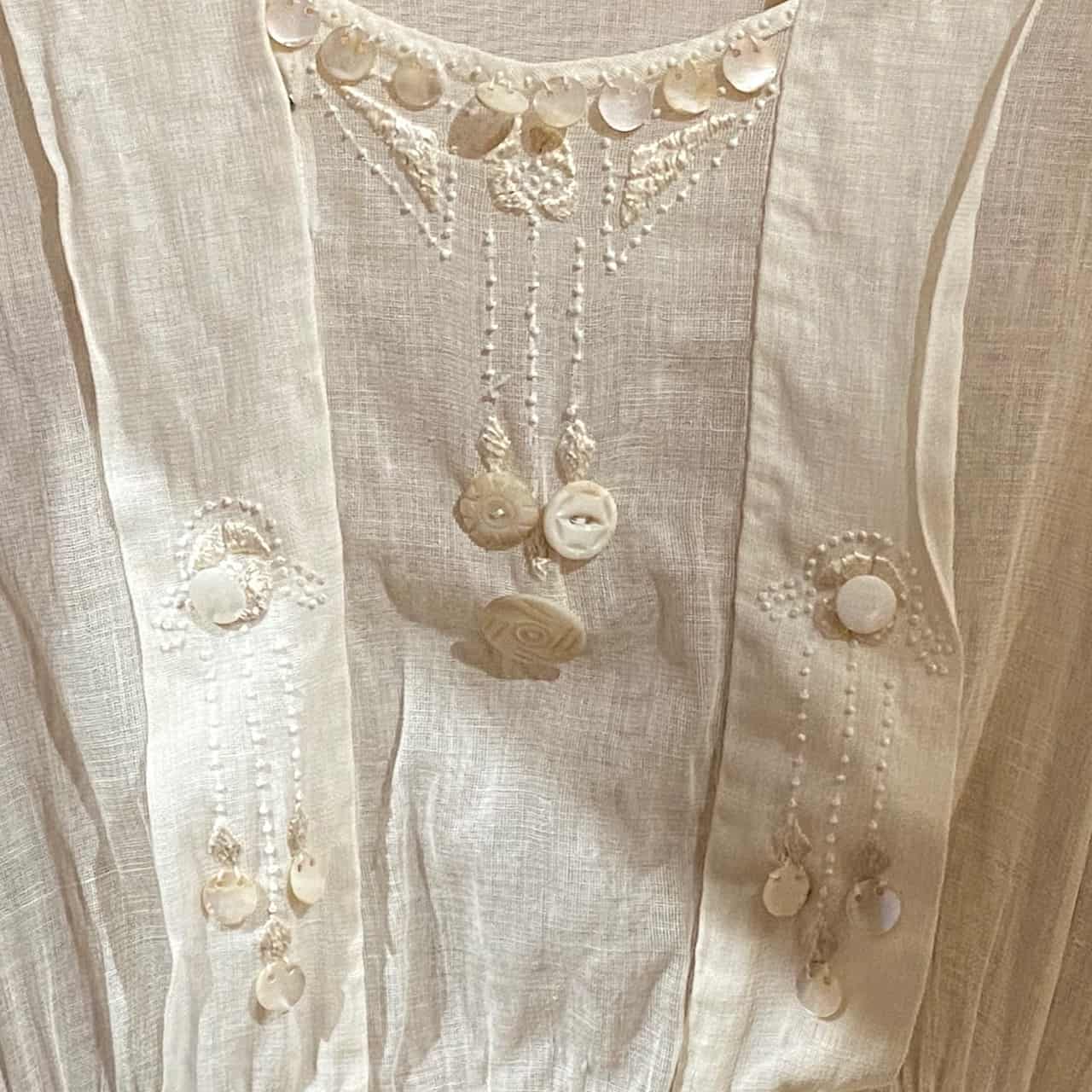 Vintage Dress with Pearl Buttons