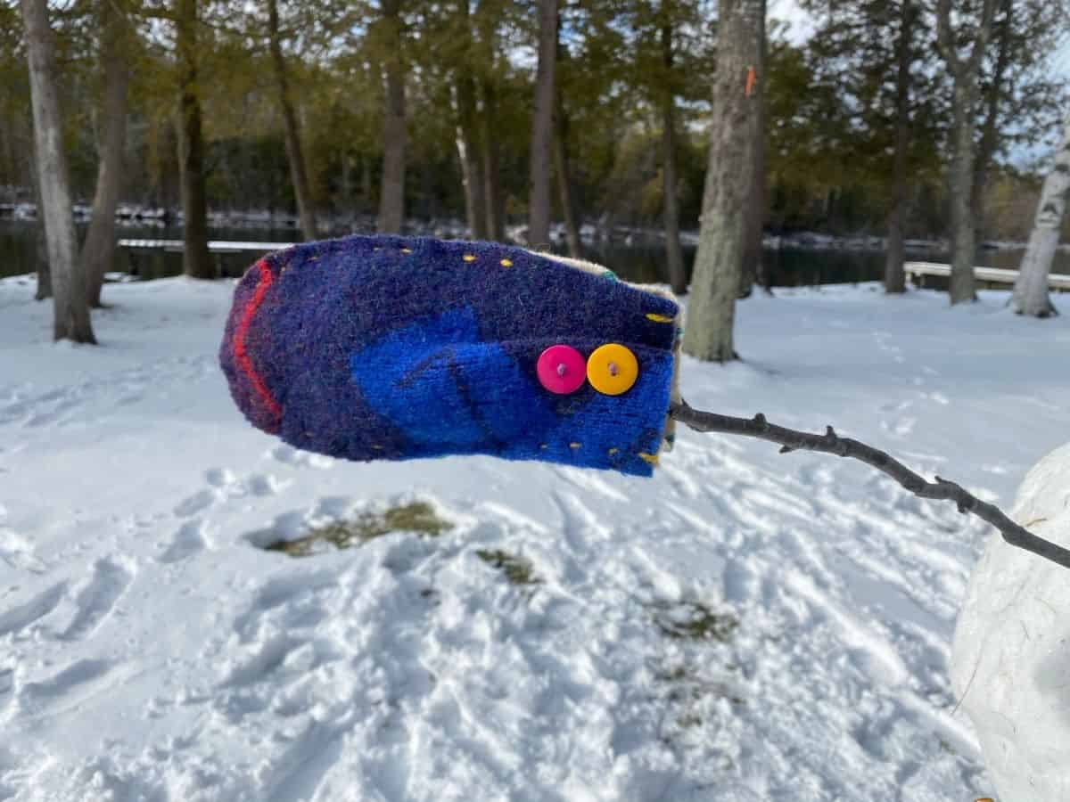 Snowman Mitten