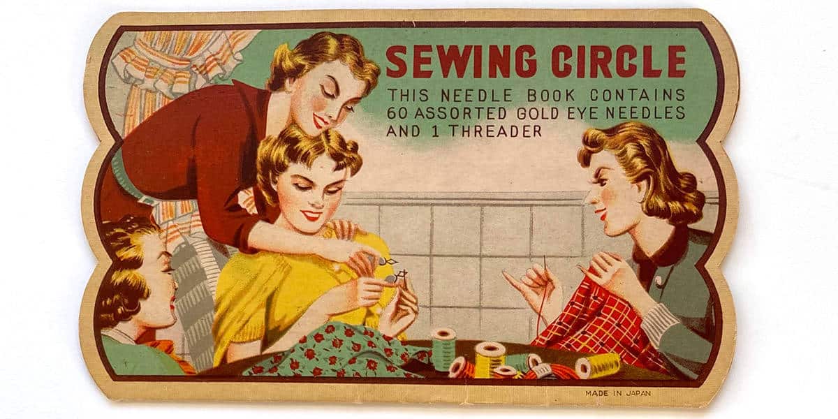 Handmade Needle Book / Vintage Sewing Accessories 