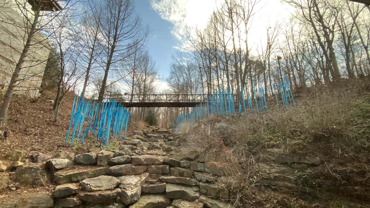 Crystal Bridges outdoor exhibit