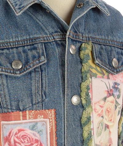 Jean jacket with embellishments