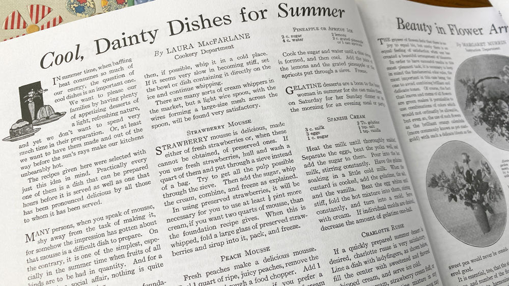 Dishes For Summer