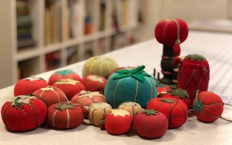 Tomato pincushion collection