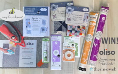 Giveaway with Oliso & Therm O Web – Treasured Threadz™ Prizes & Projects!