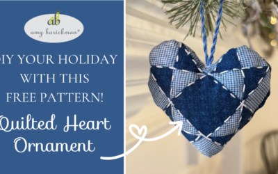 Free Quilted Heart Ornament Pattern