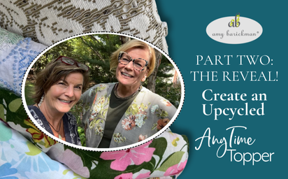 upcycled anytime topper part 2 - the reveal